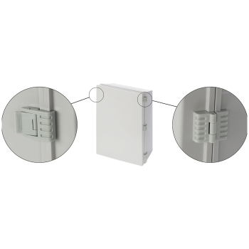 OBUDOWA PLASTIKOWA HERMETYCZNA PULSAR AWB604022 + PŁYTA MONTAŻOWA