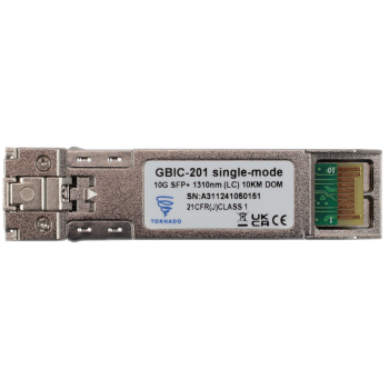 MODUŁ SFP+ PULSAR GBIC-201 10km DOM (TORNADO) 10G 1310nm (LC)