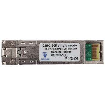 MODUŁ SFP+ PULSAR GBIC-205 20km DOM (TORNADO) 10G 1330/1270nm (LC) MULTIMODE