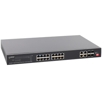 SWITCH PoE 20-PORTOWY PULSAR SFG120-BT DO 16 KAMER IP