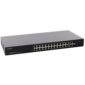 28-PORTOWY SWITCH PoE PULSAR SFG124WP BEZ ZASILACZA DO 24 KAMER IP