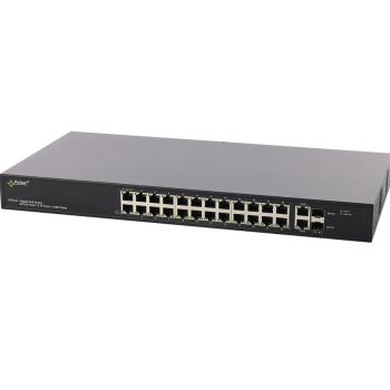 28-PORTOWY SWITCH PoE PULSAR SFG124WP BEZ ZASILACZA DO 24 KAMER IP