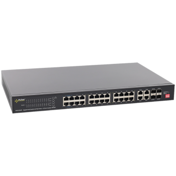 32-PORTOWY SWITCH PoE PULSAR SFG128WP-BT BEZ ZASILACZA DO 24 KAMER IP