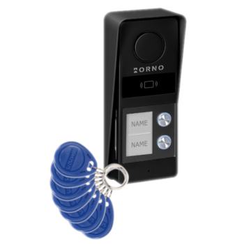 DOMOFON DWURODZINNY ORNO OR-DOM-RD-938/B CZYTNIK RFID Unique 125kHz