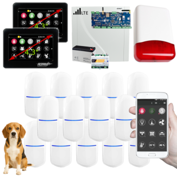 SYSTEM ALARMOWY ROPAM NeoLTE-IP-64 2x TPR-4BS-P + 14 CZUJEK SLIM-PIR-PET 20kg