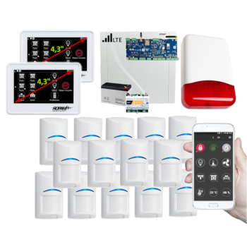 SYSTEM ALARMOWY ROPAM NeoLTE-IP-64 2x TPR-4WS-P 14 CZUJEK BOSCH TI700 7Ah