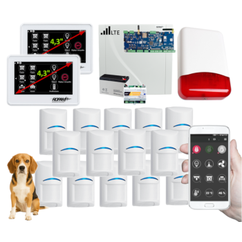 SYSTEM ALARMOWY ROPAM NeoLTE-IP-64 2x TPR-4WS-P + 14 CZUJEK BOSCH PET