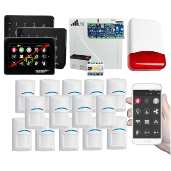 SYSTEM ALARMOWY ROPAM NeoLTE-IP-64 TPR-4BS-P 2x TK-4B + 14 CZUJEK BOSCH TI700 7Ah