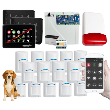 SYSTEM ALARMOWY ROPAM NeoLTE-IP-64 TPR-4BS-P 2x TK-4B + 14 CZUJEK BOSCH PET