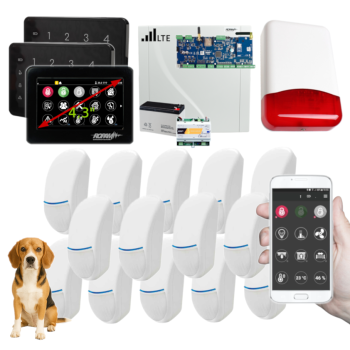 SYSTEM ALARMOWY ROPAM NeoLTE-IP-64 TPR-4BS-P 2x TK-4B + 14 CZUJEK BINGO Plus