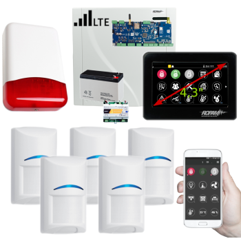 SYSTEM ALARMOWY ROPAM NeoLTE-IP-64 TPR-4BS-P + 5 CZUJEK BOSCH TI700 7Ah