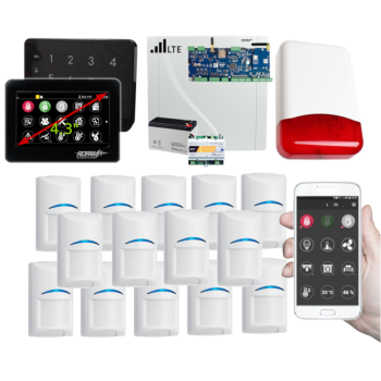 SYSTEM ALARMOWY ROPAM NeoLTE-IP-64 TPR-4BS-P TK-4B + 14 CZUJEK BOSCH TI700 7Ah
