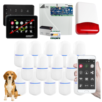 SYSTEM ALARMOWY ROPAM NeoLTE-IP-64 TPR-4BS-P TK-4B + 14 CZUJEK SLIM-PIR-PET 20kg