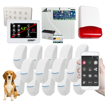 SYSTEM ALARMOWY ROPAM NeoLTE-IP-64 TPR-4WS-P TK-4W + 14 CZUJEK BINGO Plus