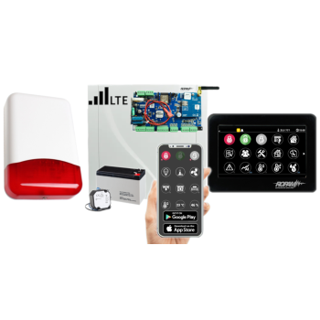 SYSTEM ALARMOWY ROPAM NeoLTE-IP-PS + PANEL DOTYKOWY TPR-4BS-P 4'' LCD + TI700 7Ah
