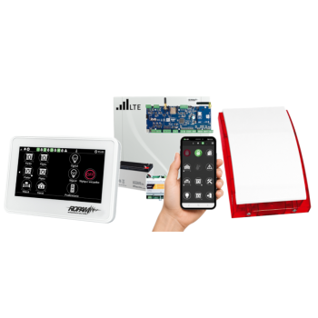 SYSTEM ALARMOWY ROPAM NeoLTE-IP-64-SET z PANELEM DOTYKOWYM TPR-4W-P i SYRENĄ SP-4001R