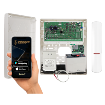 ZESTAW ALARMOWY SATEL INTEGRA 64 PLUS GSM LTE Grade 3 Rozbudowa ABAX