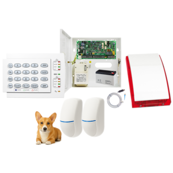 SYSTEM ALARMOWY PARADOX SPECTRA SP4000 + 2 CZUJKI BINGO Plus + K10H + SP-4001R