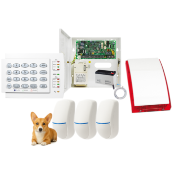 SYSTEM ALARMOWY PARADOX SPECTRA SP4000 + 3 CZUJKI BINGO Plus + K10H + SP-4001R