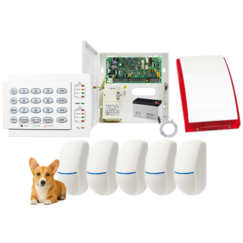 SYSTEM ALARMOWY PARADOX SPECTRA SP4000 + 5 CZUJEK BINGO Plus + K10H + SP-4001R