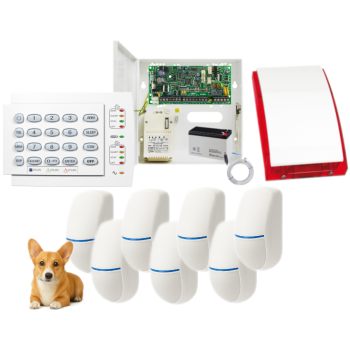 SYSTEM ALARMOWY PARADOX SPECTRA SP4000 + 7 CZUJEK BINGO Plus + K10H + SP-4001R