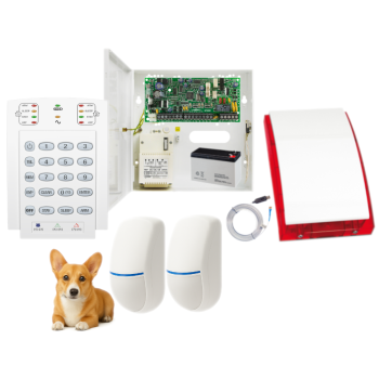 SYSTEM ALARMOWY PARADOX SPECTRA SP4000 + 2 CZUJKI BINGO Plus + K10V + SP-4001R