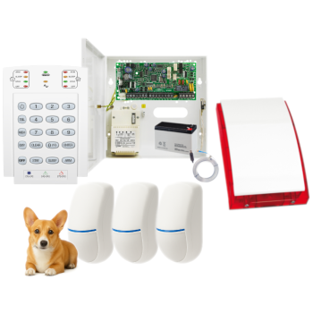SYSTEM ALARMOWY PARADOX SPECTRA SP4000 + 3 CZUJKI BINGO Plus + K10V + SP-4001R