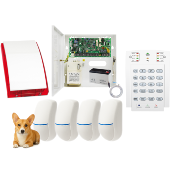 SYSTEM ALARMOWY PARADOX SPECTRA SP4000 + 4 CZUJKI BINGO Plus + K10V + SP-4001R