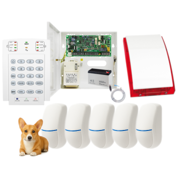 SYSTEM ALARMOWY PARADOX SPECTRA SP4000 + 5 CZUJEK BINGO Plus + K10V + SP-4001R