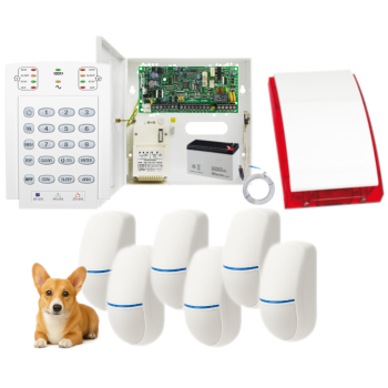 SYSTEM ALARMOWY PARADOX SPECTRA SP4000 + 6 CZUJEK BINGO Plus + K10V + SP-4001R