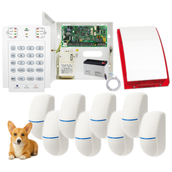 SYSTEM ALARMOWY PARADOX SPECTRA SP4000 + 8 CZUJEK BINGO Plus + K10V + SP-4001R