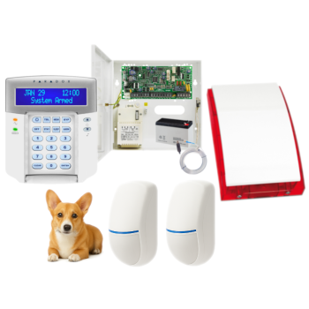 SYSTEM ALARMOWY PARADOX SPECTRA SP4000 + 2 CZUJKI BINGO PLUS + K32LCD+ + SP-4001R
