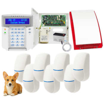 SYSTEM ALARMOWY PARADOX SPECTRA SP4000 + 7 CZUJEK BINGO Plus + K32LCD+ + SP-4001R