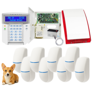 SYSTEM ALARMOWY PARADOX SPECTRA SP4000 + 8 CZUJEK BINGO Plus + K32LCD+ + SP-4001R