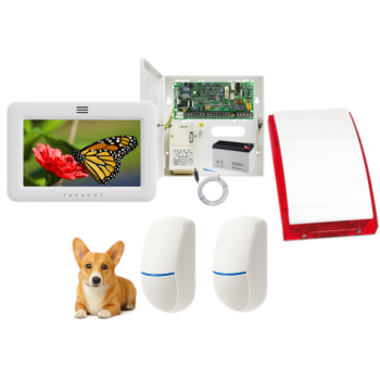 SYSTEM ALARMOWY PARADOX SPECTRA SP4000 + 2 CZUJKI BINGO Plus + TM50 BIAŁY + SP-4001R