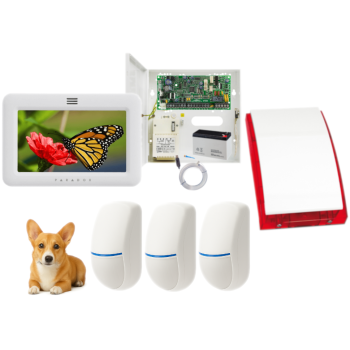 SYSTEM ALARMOWY PARADOX SPECTRA SP4000 + 3 CZUJKI BINGO Plus + TM50 BIAŁY + SP-4001R