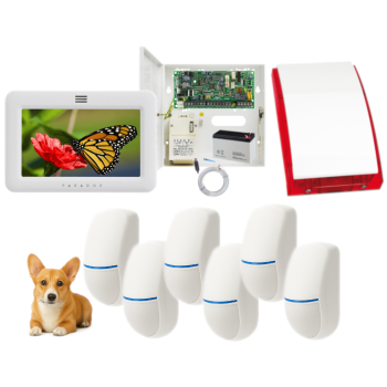 SYSTEM ALARMOWY PARADOX SPECTRA SP4000 + 6 CZUJEK BINGO Plus + TM50 BIAŁY + SP-4001R