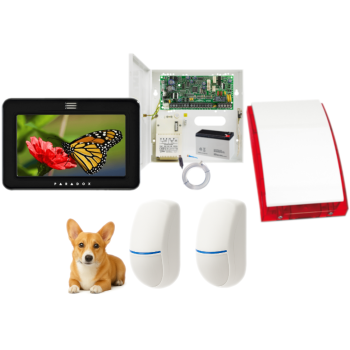 SYSTEM ALARMOWY PARADOX SPECTRA SP4000 + 2 CZUJKI BINGO Plus + TM50 CZARNY + SP-4001R