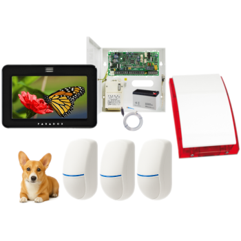 SYSTEM ALARMOWY PARADOX SPECTRA SP4000 + 3 CZUJKI BINGO Plus + TM50 CZARNY + SP-4001R