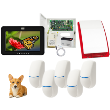 SYSTEM ALARMOWY PARADOX SPECTRA SP4000 + 5 CZUJEK BINGO Plus + TM50 CZARNY + SP-4001R