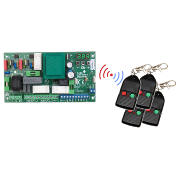 STEROWNIK DO BRAM ELMES STB230VM2 230VAC + 4 PILOTY ELMES U2TK