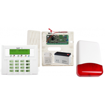 ZESTAW ALARMOWY SATEL VERSA 10 + VERSA-LCD-GR + OPU-4P + SYRENA TI700