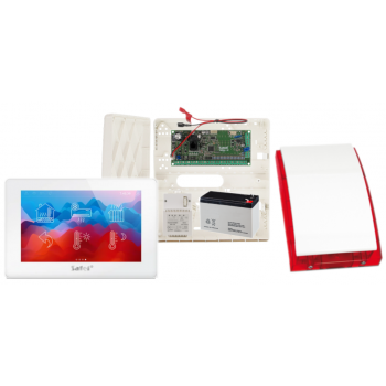 ZESTAW ALARMOWY SATEL VERSA 10 + INT-TSH2-W + OPU-4P + SYRENA SP-4001 R