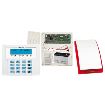 ZESTAW ALARMOWY SATEL VERSA 15 + VERSA-LCD-BL + OPU-4P + SYRENA SP-4001R