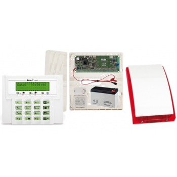 ZESTAW ALARMOWY SATEL VERSA 15 + VERSA-LCD-GR + OPU-4P + SYRENA SP-4001R