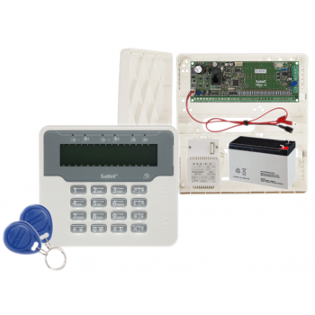 ZESTAW ALARMOWY SATEL VERSA 15 + VERSA-LCDR-WH + OPU-4P