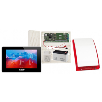 ZESTAW ALARMOWY SATEL VERSA 15 + INT-TSH2-B + OPU-4P + SYRENA SP-4001R