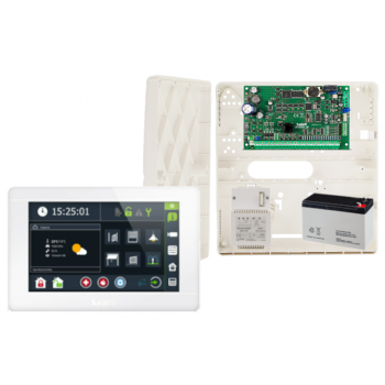 ZESTAW ALARMOWY SATEL INTEGRA 32 + INT-TSI-W + OPU-4P + AWT150 + AKUMULATOR 7Ah