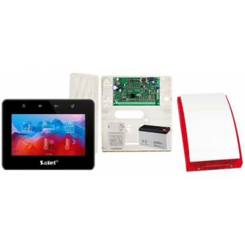ZESTAW ALARMOWY SATEL INTEGRA 32 + INT-TSG2-B + OPU-4P + AWT150 + AKUMULATOR 7Ah + SYRENA SP-4001R