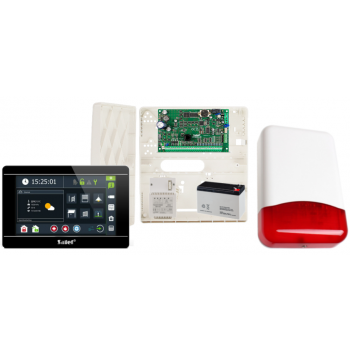 ZESTAW ALARMOWY SATEL INTEGRA 32 + INT-TSI-B + OPU-4P + AWT150 + AKUMULATOR 7Ah + SYRENA TI700